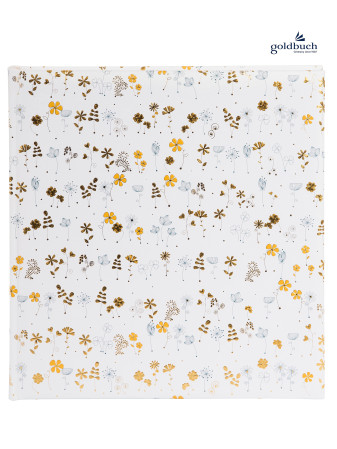 detail Fotoalbum klasik 60stran 30x31cm 27448 Goldbuch Little Flowers white