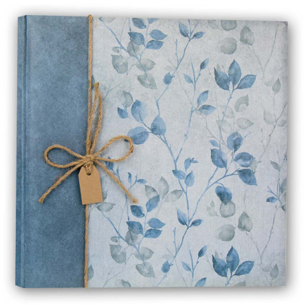 detail Fotoalbum klasik 100stran ZEP GARDEN BLUE, 32x32cm