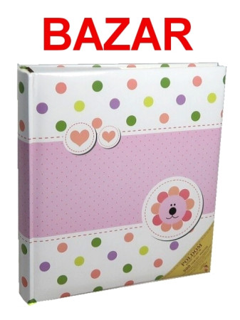 detail BAZAR Fotoalbum 10x15/400 5-up Poldom ASSORT 62 RŮŽOVÉ LVÍČE