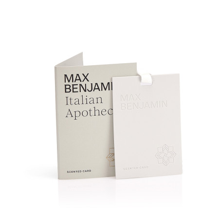 detail Max Benjamin ITALIAN APOTHECARY, vonná karta do šatníku