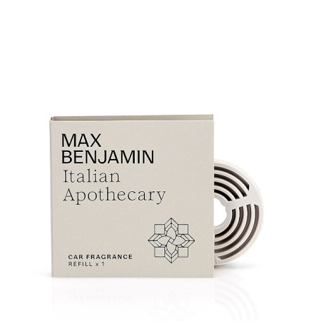 detail Max Benjamin Náplň vůně do auta ITALIAN APOTHECARY, 1 ks