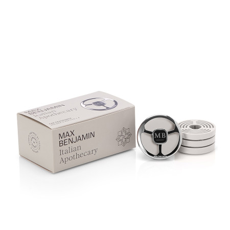 detail Max Benjamin Vůně do auta GIFT SET 1+4, ITALIAN APOTHECARY