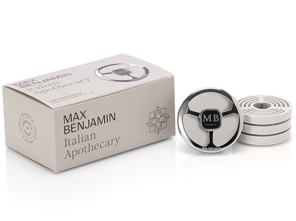 detail Max Benjamin Vůně do auta GIFT SET 1+4, ITALIAN APOTHECARY