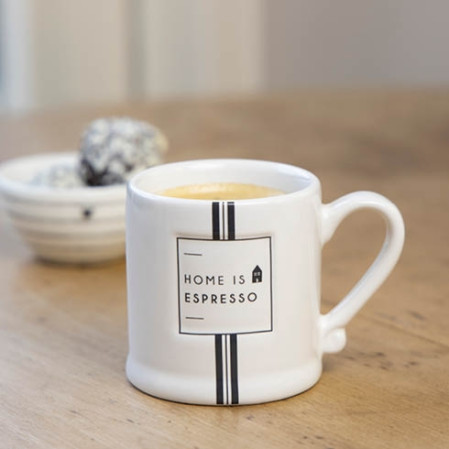detail Bastion Collections Hrneček Espresso HOME IS ESPRESSO in black, 70 ml