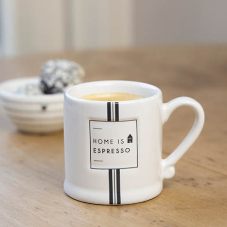 detail Bastion Collections Hrneček Espresso HOME IS ESPRESSO in black, 70 ml