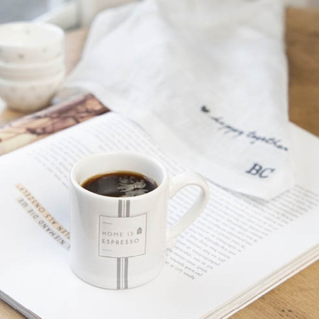 detail Bastion Collections Hrneček Espresso HOME IS ESPRESSO in grey, 70 ml