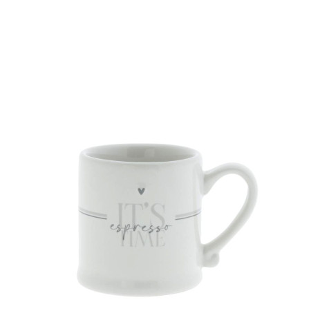 detail Bastion Collections Hrneček espresso IT¨S ESPRESSO TIME in grey, 50ml