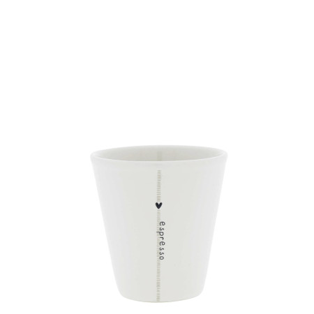 detail Bastion Collections Kelímek ESPRESSO with stripe titane, 50ml