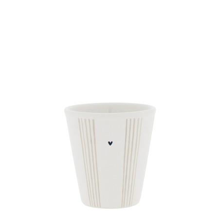 detail Bastion Collections Kelímek Small Stripes natural in BT, 50ml