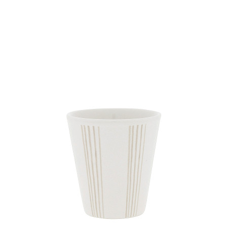 detail Bastion Collections Kelímek Small Stripes natural in BT, 50ml