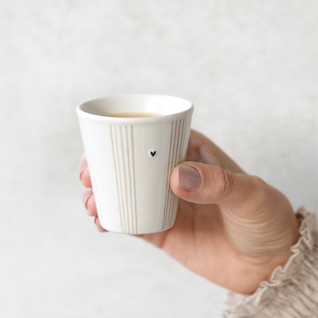 detail Bastion Collections Kelímek Small Stripes natural in BT, 50ml