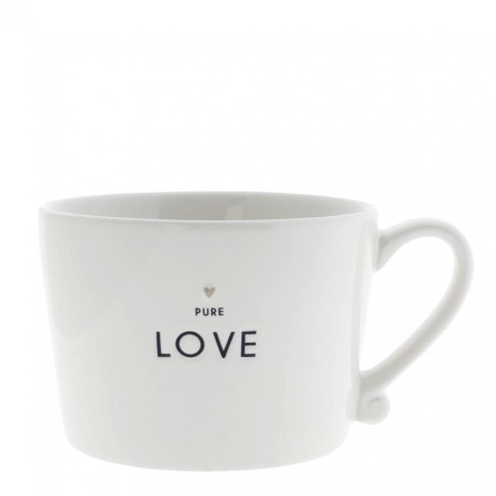 detail Bastion Collections Hrnek PURE LOVE in black, 300 ml