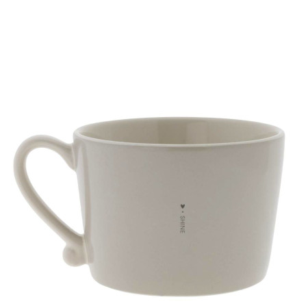 detail Bastion Collections Hrnek LOVE MEETS YOU in grey, 300ml