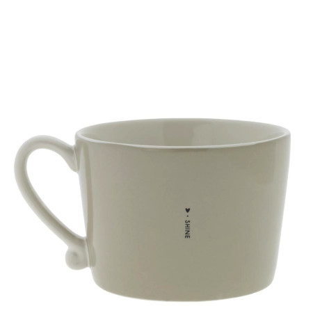 detail Bastion Collections Hrnek LOVE MEETS YOU in black/titane, 300ml