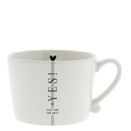 detail Bastion Collections Hrnek YES YOU ARE THE BEST in black, 300ml