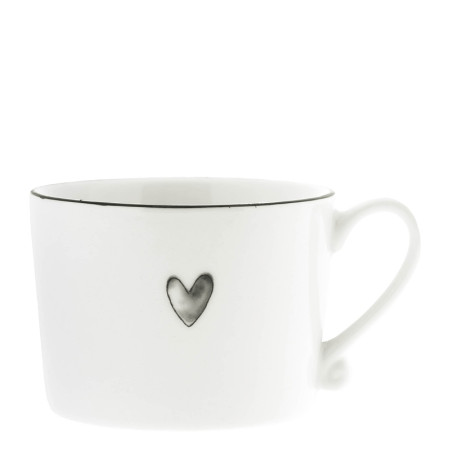 detail Bastion Collections Hrnek WATERCOLOUR HEART BLACK, 300ml