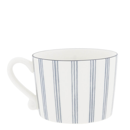 detail Bastion Collections Hrnek White/Blue Small Stripes, 300ml