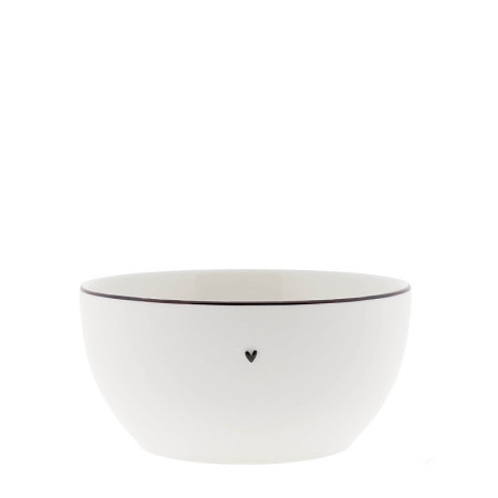 detail Bastion Collections Miska Bowl M White edge black, 600ml