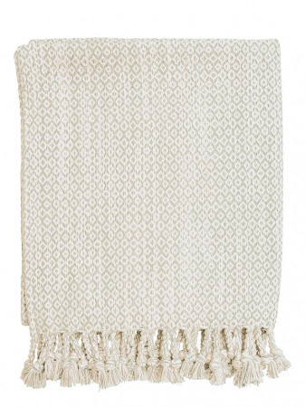 detail Bastion Collections PLÉD 140x180cm in white/naturel