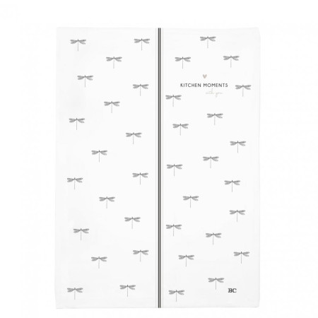 detail Bastion Collections Utěrka KITCHEN MOMENTS in white 50x70cm