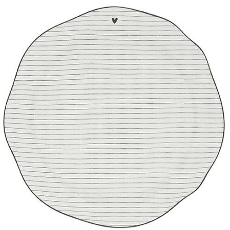 detail Bastion Collections Talíř velký DINNER stripes in black, 27 cm