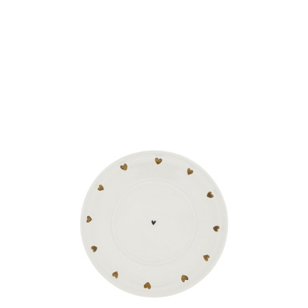 detail Bastion Collections Podšálek HEARTS all-round, in BC, 13cm