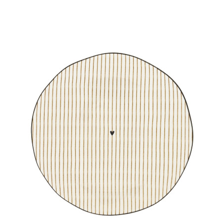 detail Bastion Collections Talřek DESSERT Stripes Brown, 19cm