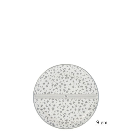 detail Bastion Collections Mini talířek SM FLOWER in grey, 9cm