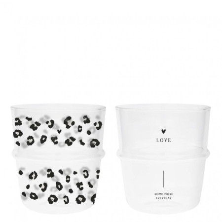 detail Bastion Collections 2x Sklenky na vodu - LEOPARD, 2x 250ml