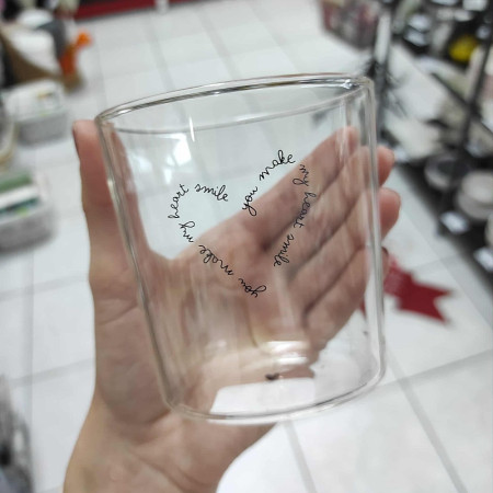 detail Bastion Collections Tumbler M - You make my Heart, sklenka 300ml