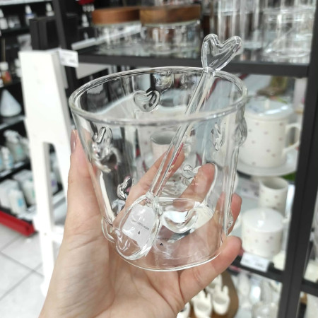 detail Bastion Collections Skleněná lžička Spoon 14cm