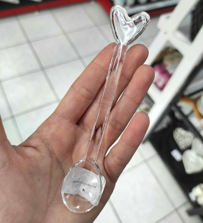 detail Bastion Collections Skleněná lžička Spoon 14cm