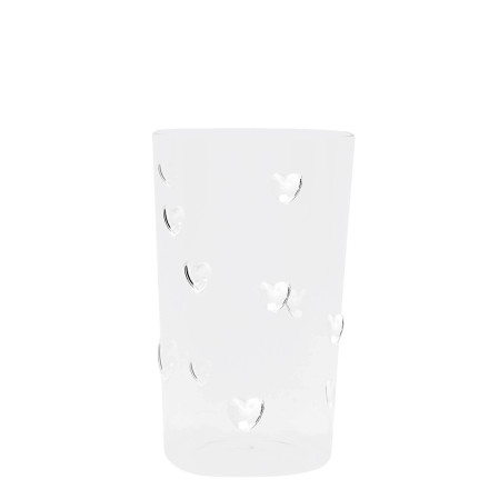 detail Bastion Collections Sklenka TUMBL L 005, heart in glass, 450ml