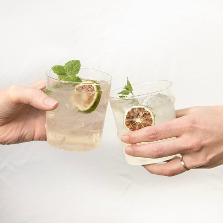 detail Bastion Collections Sklenka TUMBL M 005, heart in glass, 300ml