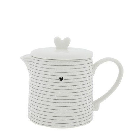 detail Bastion Collections Teapot Konvička STRIPES in black, 1L