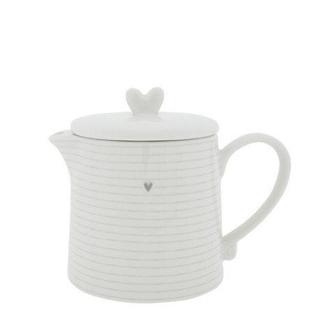 detail Bastion Collections Teapot Konvička STRIPES in grey, 1L