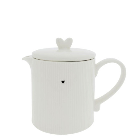 detail Bastion Collections TEAPOT Konvička White with RELIEF