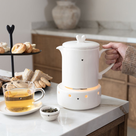 detail Bastion Collections OHŘÍVAČ NA KONVIČKU, heart in black