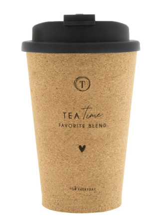 detail Bastion Collections Hrnek Coffee ToGo TEA TIME FAVORITE BLEND, 7x14,5cm