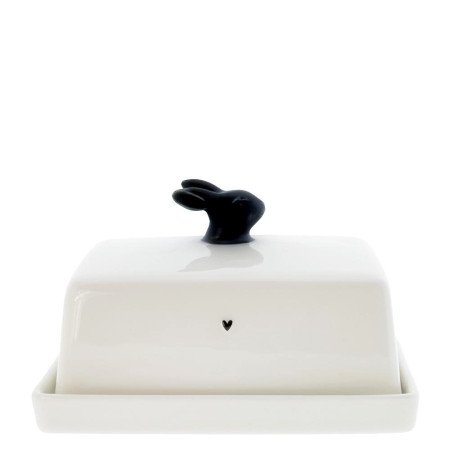 detail Bastion Collections Máslenka FLEET BUNNY heart black