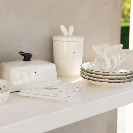 detail Bastion Collections Máslenka FLEET BUNNY heart black