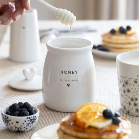 detail Bastion Collections HONEY JAR with HONEY SPOON