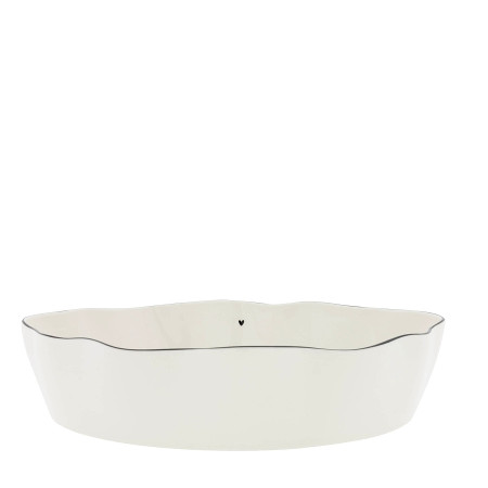 detail Bastion Collections Oválná mísa OVAL DISH in black, 30x22x7cm
