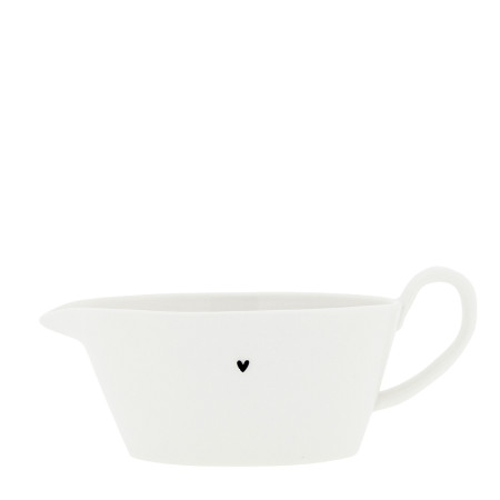 detail Bastion Collections Jug Sauce, omáčník with heart in black
