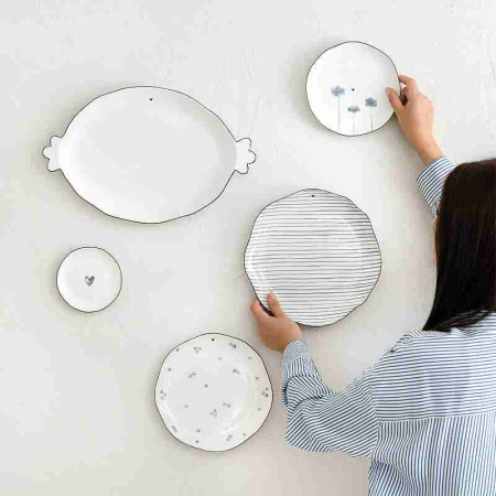 detail Bastion Collections Servírovací talíř, Serving oval plate, 37cm