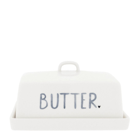 detail Bastion Collections Máslenka BUTTER white/blue, 12,2x14,7x8,1cm