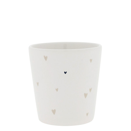 detail Bastion Collections Keramický kelímek HEARTS natural in BT, 240ml