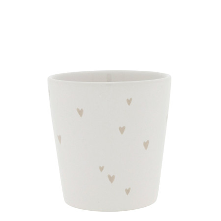 detail Bastion Collections Keramický kelímek HEARTS natural in BT, 240ml