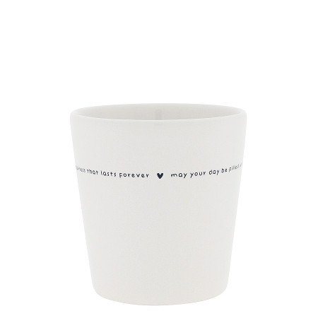 detail Bastion Collections Kelímek SO MUCH LAUGHTER in black, 240ml