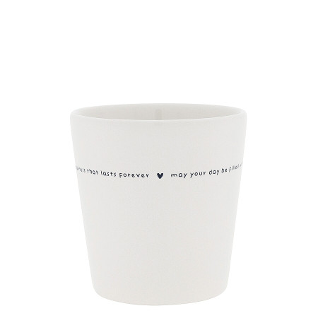 detail Bastion Collections Kelímek SO MUCH LAUGHTER in black, 240ml